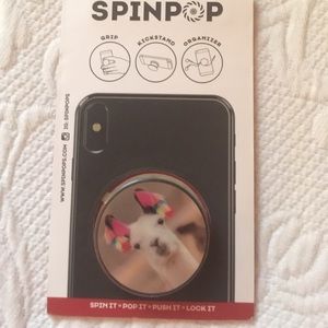 SpinPop for phone — llama